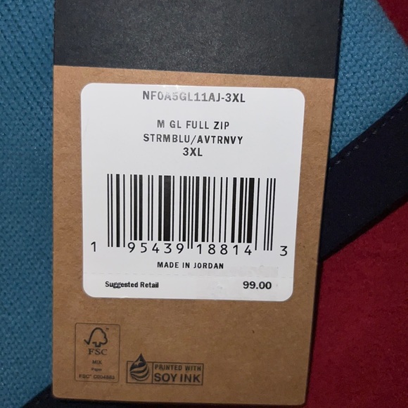 MENS The North Face FUL ZIP Jacket - Picture 7 of 8